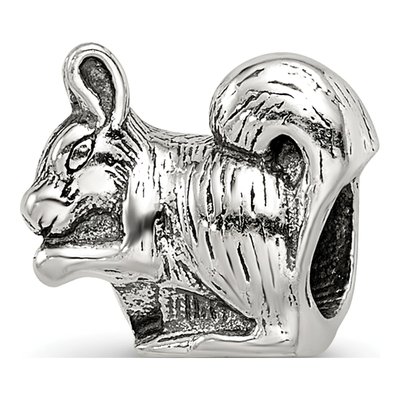 Sterling Silver Squirrel Bead