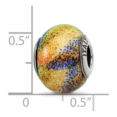 Sterling Silver Glass Bead – view 7