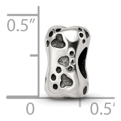 Sterling Silver Dog Bone Bead – view 6