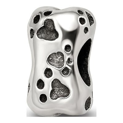 Sterling Silver Dog Bone Bead