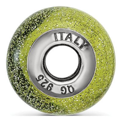 Sterling Silver Murano Glass Bead – view 4