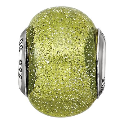 Sterling Silver Murano Glass Bead – view 6