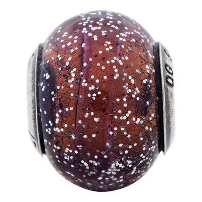 Sterling Silver Murano Glass Bead – view 4