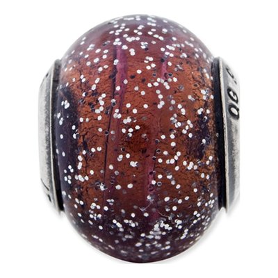 Sterling Silver Murano Glass Bead – view 5