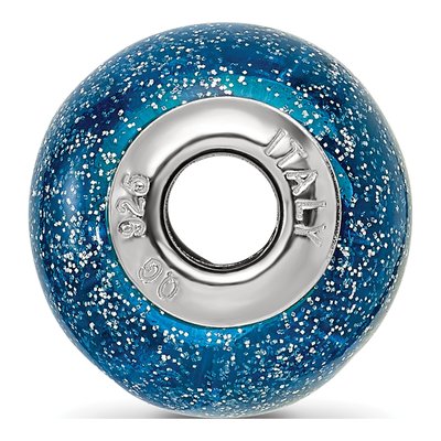 Sterling Silver Murano Glass Bead – view 4
