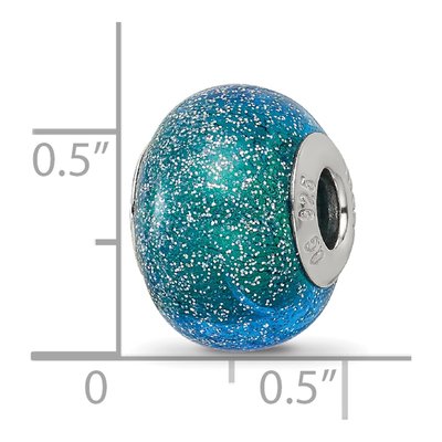 Sterling Silver Murano Glass Bead – view 7