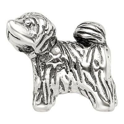 Sterling Silver Puppy Bead – view 5