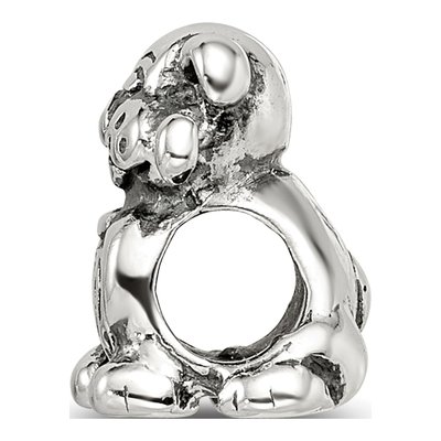 Sterling Silver Dog Bone Bead – view 4