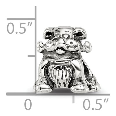 Sterling Silver Dog Bone Bead – view 7