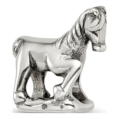 Sterling Silver Horse Bead