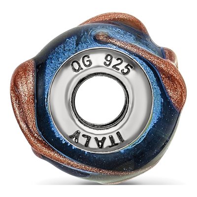 Sterling Silver Murano Glass Bead – view 4