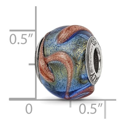 Sterling Silver Murano Glass Bead – view 7