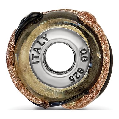 Sterling Silver Murano Glass Bead – view 4