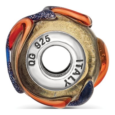 Sterling Silver Murano Glass Bead – view 4