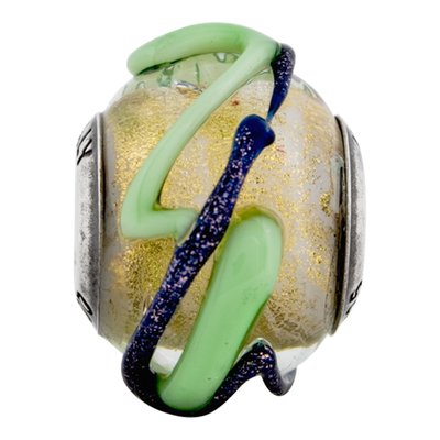 Sterling Silver Murano Glass Bead – view 4