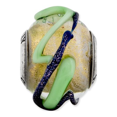 Sterling Silver Murano Glass Bead – view 5