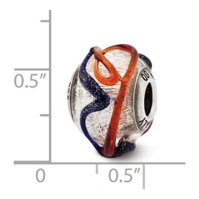 Sterling Silver Murano Glass Bead – view 6