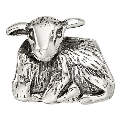 Sterling Silver Lamb Bead – view 5
