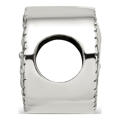 Sterling Silver Fleur de Lis Bead – view 4