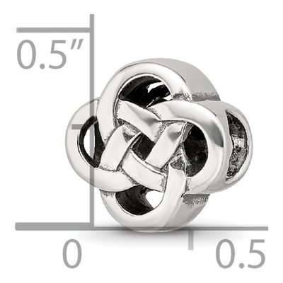 Sterling Silver Celtic Knot Bead – view 5
