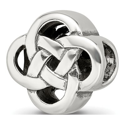 Sterling Silver Celtic Knot Bead
