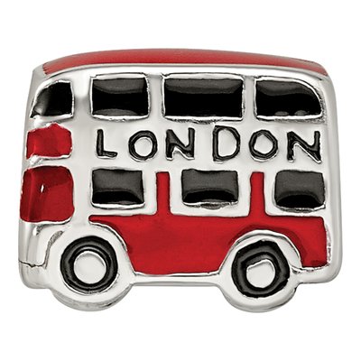 Sterling Silver London Bus Bead – view 6