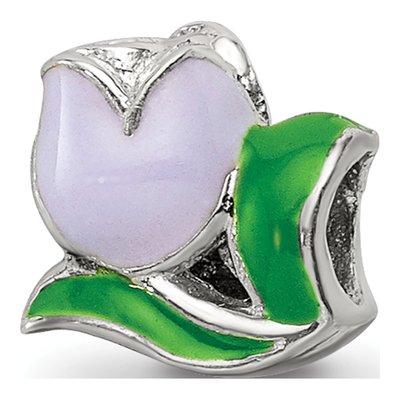 Sterling Silver Kids Tulip Bead