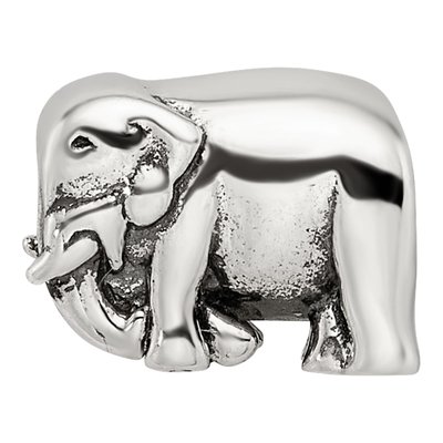 Sterling Silver Elephant Bead – view 5