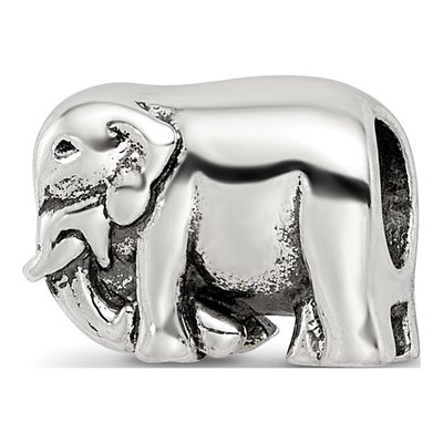 Sterling Silver Elephant Bead