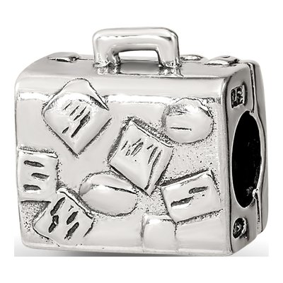 Sterling Silver Suitcase Bead