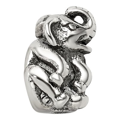 Sterling Silver Elephant Bead – view 6