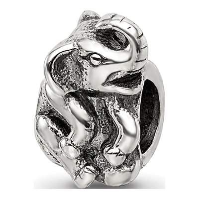 Sterling Silver Elephant Bead