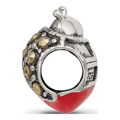 Sterling Silver Ladybug Bead – view 4