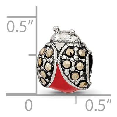 Sterling Silver Ladybug Bead – view 6
