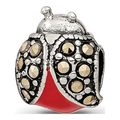 Sterling Silver Ladybug Bead