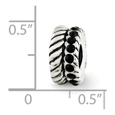 Sterling Silver Crystal Bead – view 5