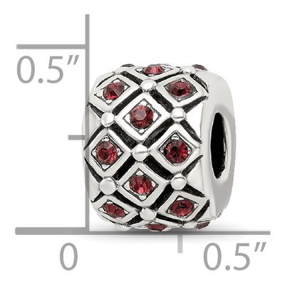 Sterling Silver Crystal June Bead – view 5