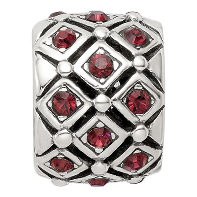 Sterling Silver Crystal June Bead – view 6
