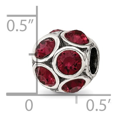 Sterling Silver Crystal June Bead – view 5