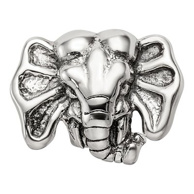 Sterling Silver Elephant Bead – view 5