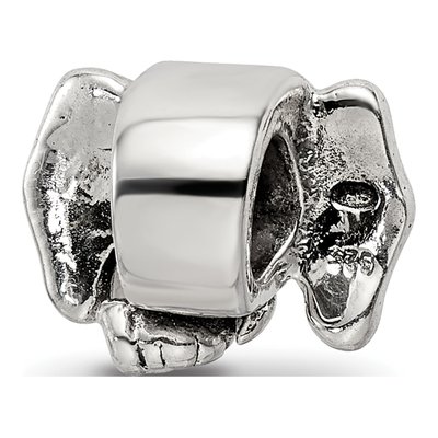 Sterling Silver Elephant Bead – view 7