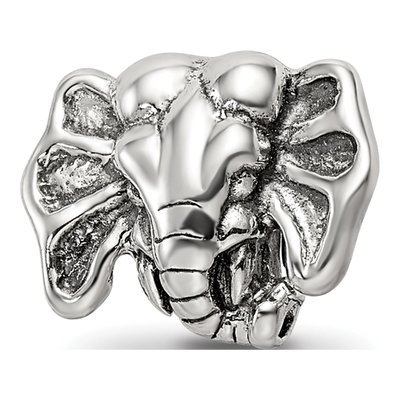 Sterling Silver Elephant Bead