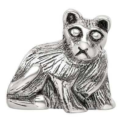 Sterling Silver Cat Bead – view 5