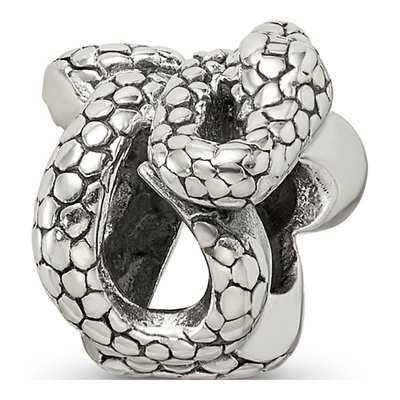Sterling Silver Snake Bead – view 8