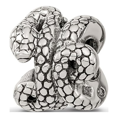 Sterling Silver Snake Bead