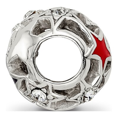 Sterling Silver Star Bead – view 4