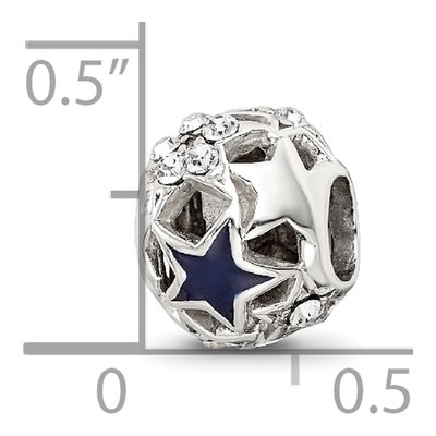 Sterling Silver Star Bead – view 5