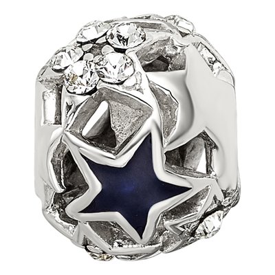 Sterling Silver Star Bead – view 6