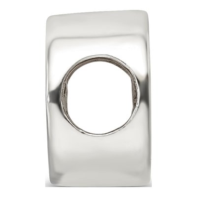 Sterling Silver Flower Bead – view 4