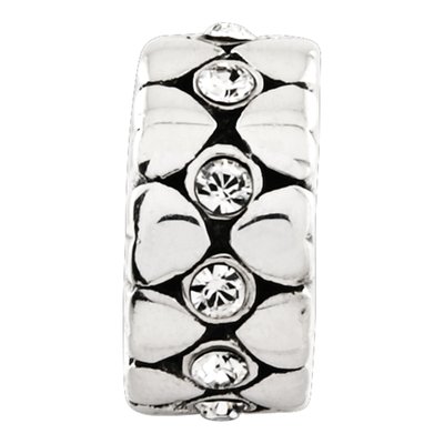 Sterling Silver Crystal Bead